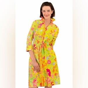 NWOT Gretchen Scott Cotton Pulley Dress - Birds & The Bees size L